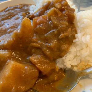 激あま！りんごとカレーライス！